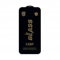 Защитное стекло ESD Anti-Static iPhone 14 Pro Max черный техпак