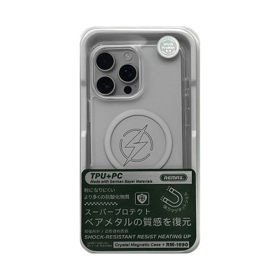 Чехол Remax RM 1690 iPhone 16 Pro Max Magsafe прозрачный оптом по низким ценам!