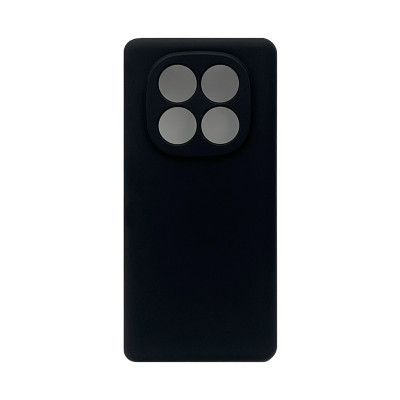 Чехол накладка Silicone Case Xiaomi Note 14 Pro черный оптом по низким ценам!