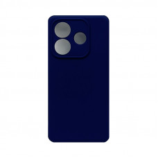 Чехол накладка Silicone Case Xiaomi Note 14 темно-синий
