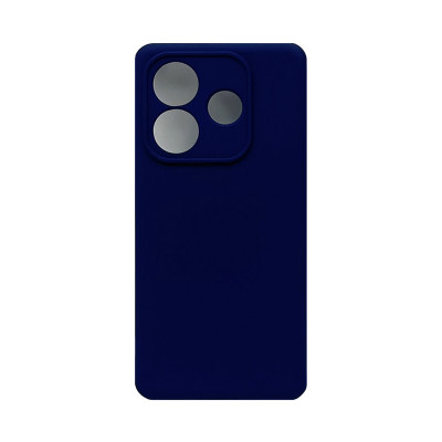 Чехол накладка Silicone Case Xiaomi Note 14 темно-синий оптом по низким ценам!