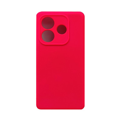 Чехол накладка Silicone Case Xiaomi Note 14 фуксия оптом по низким ценам!