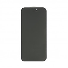 Защитное стекло антишпион iPhone 16 Plus черный техпак