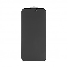 Защитное стекло антишпион iPhone 16 Pro Max черный техпак