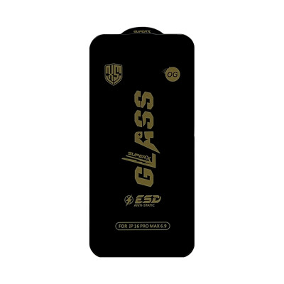 Защитное стекло ESD Anti-Static iPhone 16 Pro Max черный техпак оптом по низким ценам!