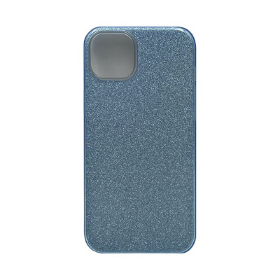 Чехол накладка Блеск iPhone 15 Plus голубой оптом по низким ценам!