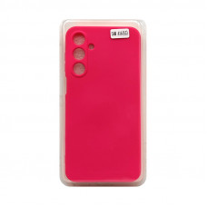 Чехол накладка Silicone Case Samsung A16 фуксия