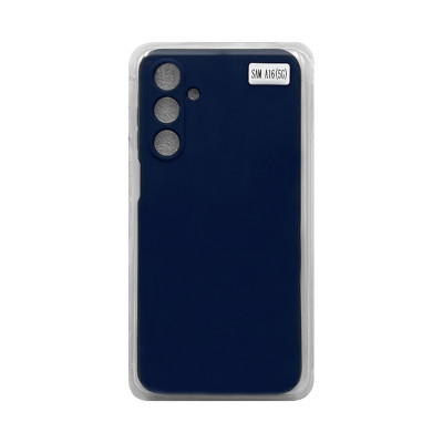 Чехол накладка Silicone Case Samsung A16 темно-синий оптом по низким ценам!
