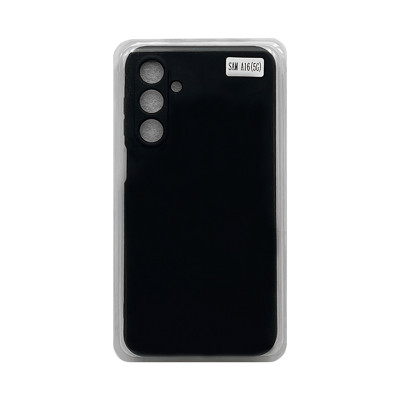 Чехол накладка Silicone Case Samsung A16 черный оптом по низким ценам!
