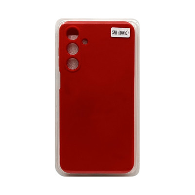 Чехол накладка Silicone Case Samsung A16 красный оптом по низким ценам!