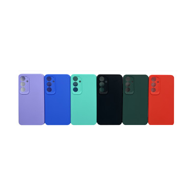 Чехол накладка Samsung S24FE матовый цветной оптом по низким ценам!