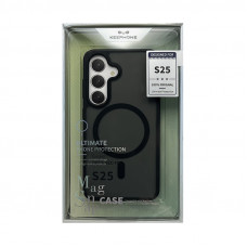 Чехол накладка Samsung S25 KEEPHONE MagSnape черный