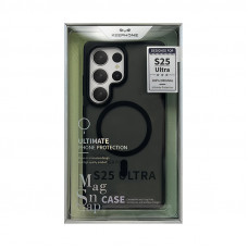 Чехол накладка Samsung S25 Ultra KEEPHONE Mag Snape черный