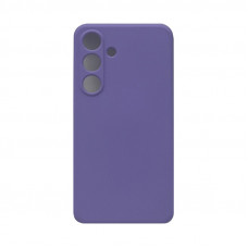 Чехол накладка Silicone Case Samsung S25 лаванда
