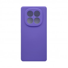 Чехол накладка Silicone Case Xiaomi Note 14 Pro Plus лаванда