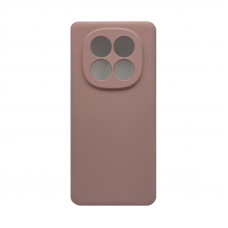 Чехол накладка Silicone Case Xiaomi Note 14 Pro Plus пудра