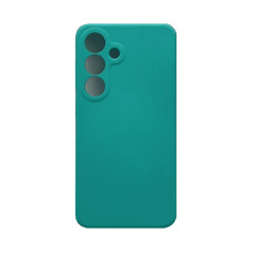 Чехол накладка Silicone Case Samsung S25 бирюзовый