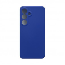 Чехол накладка Silicone Case Samsung S25 голубой