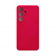 Чехол накладка Silicone Case Samsung S25 фуксия