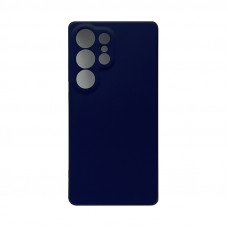 Чехол накладка Silicone Case Samsung S25 Ultra темно-синий