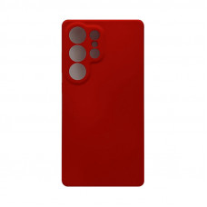 Чехол накладка Silicone Case Samsung S25 Ultra красный
