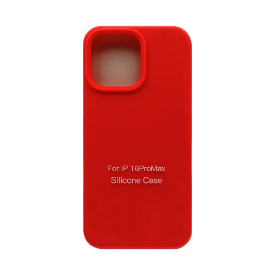 Чехол накладка Silicone Case (без лого) iPhone 16 Pro Max коралловый оптом по низким ценам!