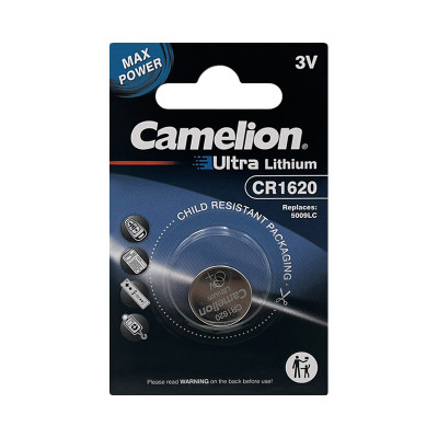 Батарейки Camelion CR 1620 1BL (цена за 1шт) оптом по низким ценам!