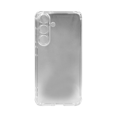 Чехол накладка Samsung S25 прозрачный с углами оптом по низким ценам!