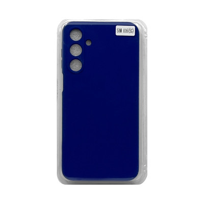 Чехол накладка Silicone Case Samsung A16 синий оптом по низким ценам!