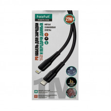 Кабель Type-C на Lightning FaizFull FR88/84 черный