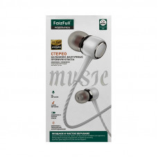 Наушники MP3 FaizFull FN24 белый