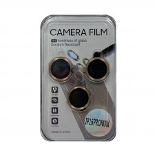Защитное стекло на камеру iPhone 16Pro/16Pro Max Camera Film золото