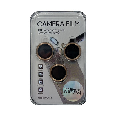 Защитное стекло на камеру iPhone 16Pro/16Pro Max Camera Film золото оптом по низким ценам!