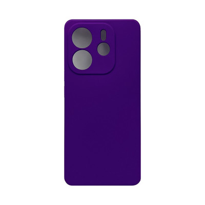 Чехол накладка Silicone Case Xiaomi Note 14 4G фиолетовый оптом по низким ценам!