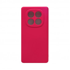 Чехол накладка Silicone Case Xiaomi Note 14 Pro 4G фуксия