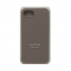Чехол накладка Silicone Case (без лого) iPhone 16Е беж