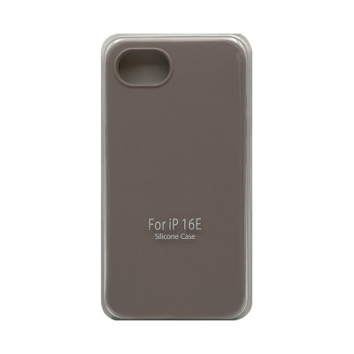 Чехол накладка Silicone Case (без лого) iPhone 16Е беж оптом по низким ценам!
