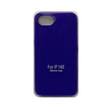 Чехол накладка Silicone Case (без лого) iPhone 16Е фиолетовый