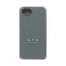 Чехол накладка Silicone Case (без лого) iPhone 16Е небесно-серый