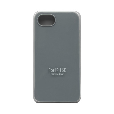 Чехол накладка Silicone Case (без лого) iPhone 16Е небесно-серый оптом по низким ценам!