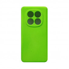 Чехол накладка Silicone Case Xiaomi Note 14 Pro 4G салатовый