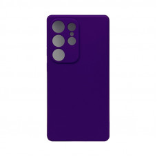 Чехол накладка Silicone Case Samsung S25 Ultra фиолетовый