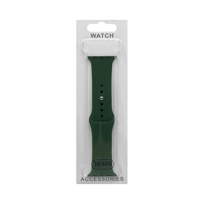 Браслет силикон Apple Watch 38-40mm изумруд оптом по низким ценам!