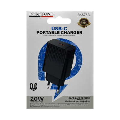 СЗУ Блок Borofone BAS73A PD20W черный оптом по низким ценам!
