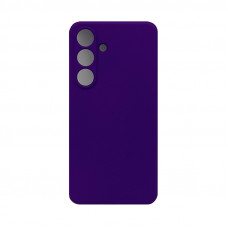 Чехол накладка Silicone Case Samsung S25 фиолетовый