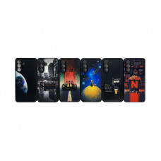 Чехол накладка Samsung A16 плотный принт New