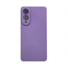 Чехол накладка Silicone Case Samsung S25 EDGE лаванда