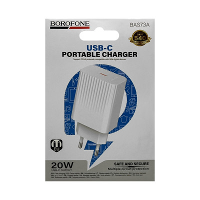 СЗУ Блок Borofone PD20W BAS73A белый оптом по низким ценам!