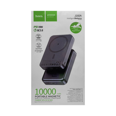 Внешний аккумулятор Hoco 10000 J160A Magsafe черный оптом по низким ценам!