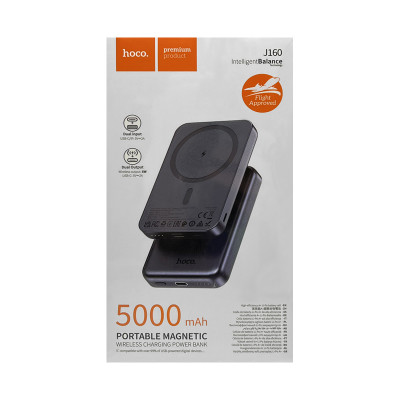 Внешний аккумулятор Hoco 5000 J160 Magsafe черный оптом по низким ценам!